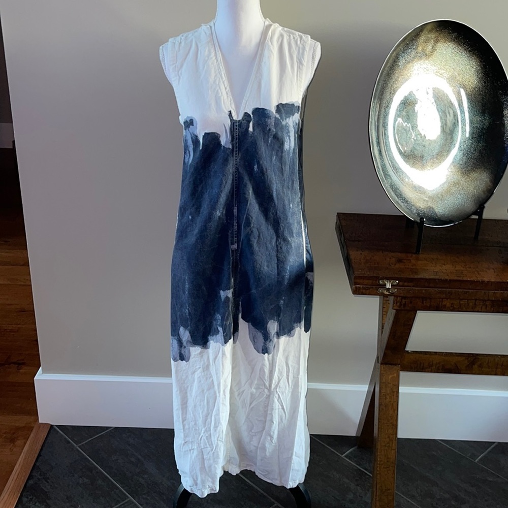 Donoratico Art Dress - Gorgeous Sleeveless Maxi Style Size Medium - Rare Style!